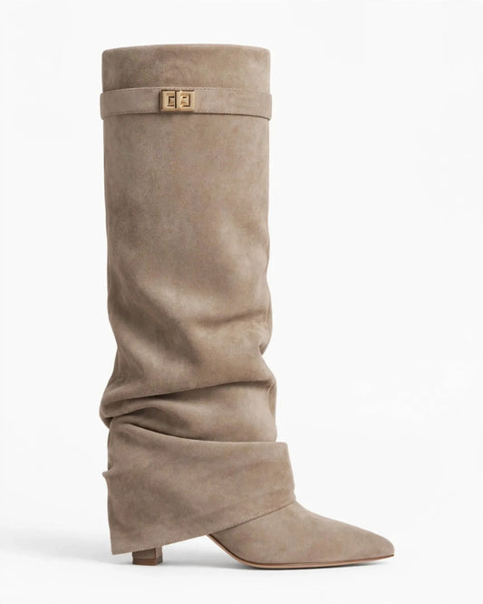 The Beige Vermoria Boots