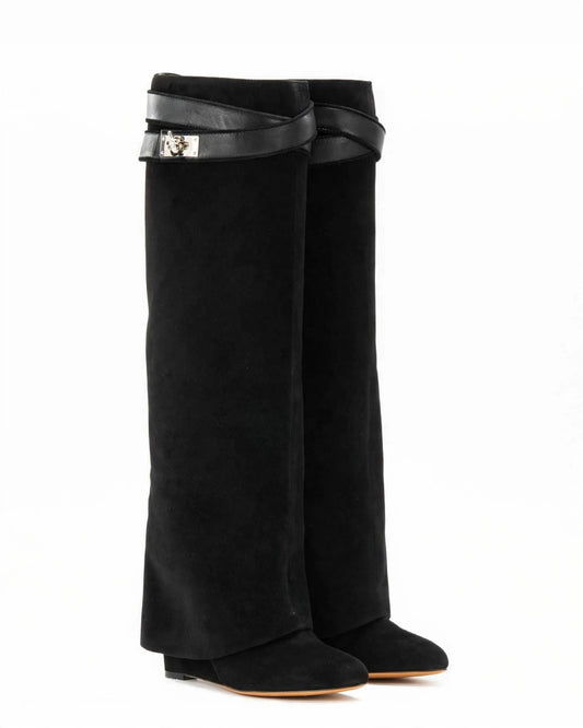 The Black Suede Vermoria Boots