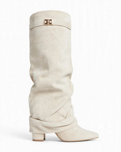 The White Suede Vermoria Boots