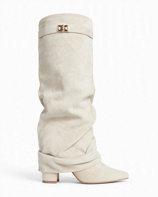 The White Suede Vermoria Boots