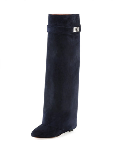 The Navy Vermoria Boots