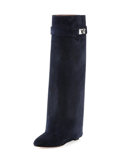 The Navy Vermoria Boots