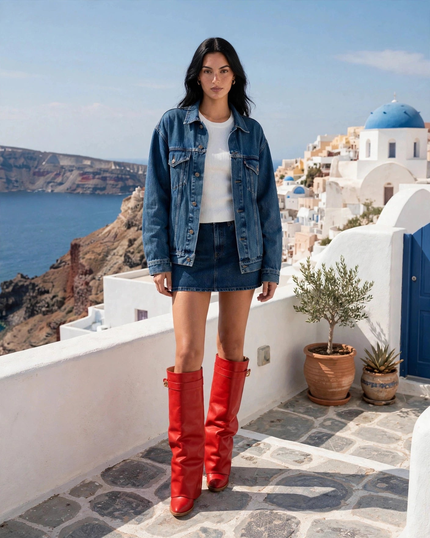 The Red Vermoria Boots