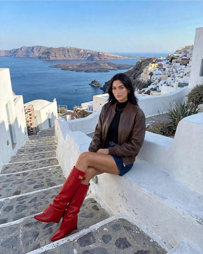The Red Vermoria Boots
