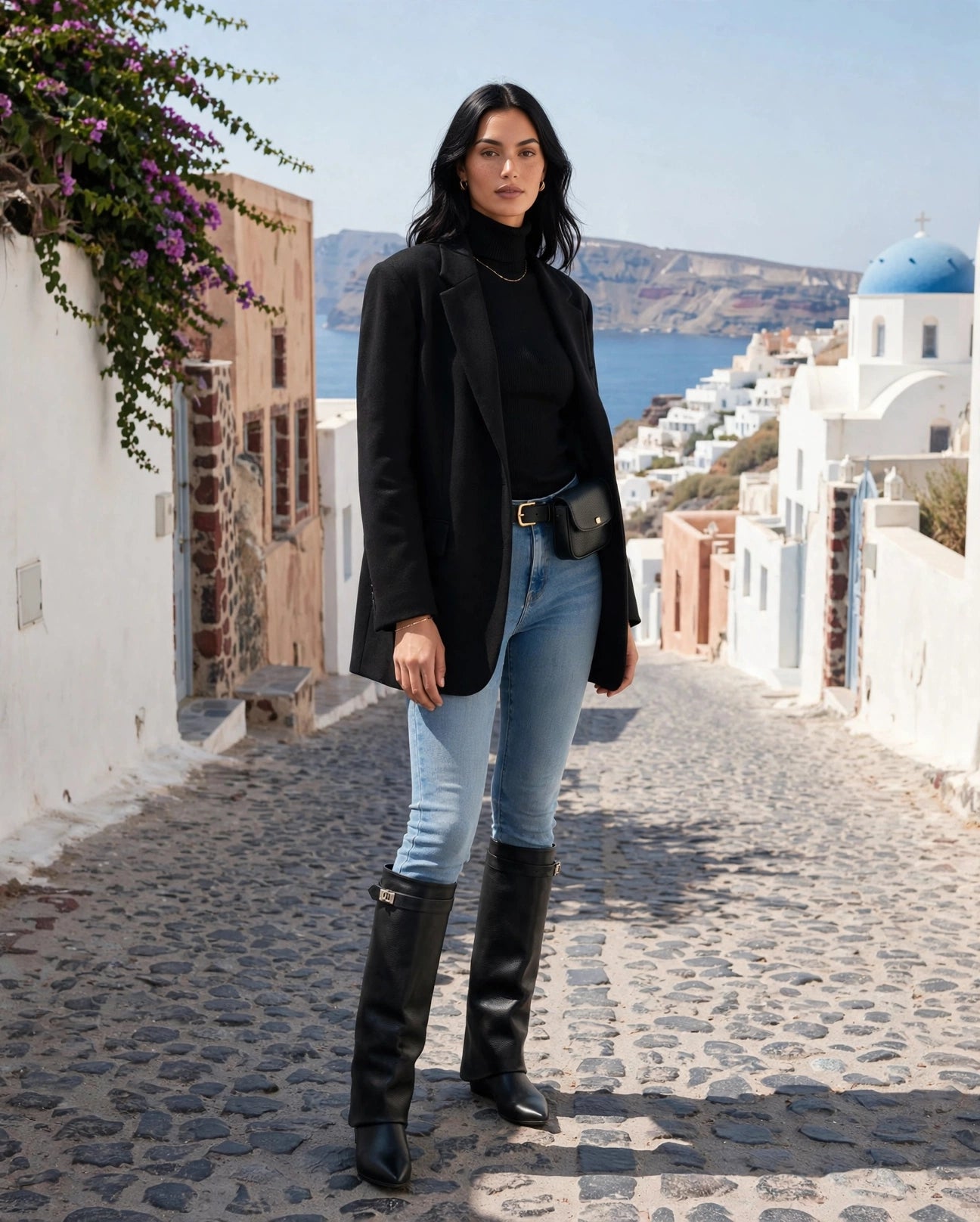 The Black Vermoria Boots