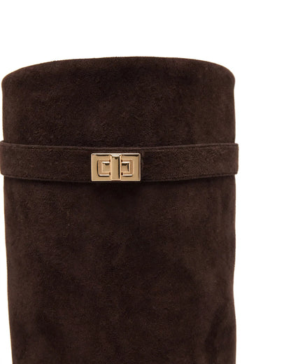 The Brown Suede Vermoria Boots