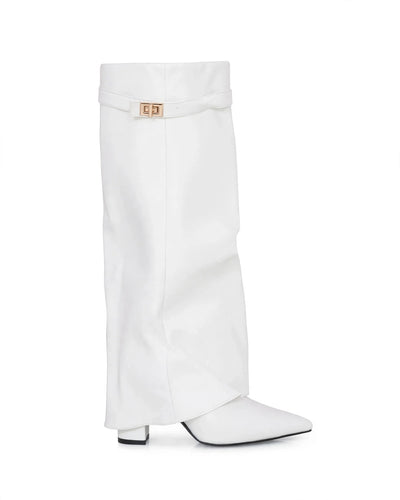 The White Vermoria Boots