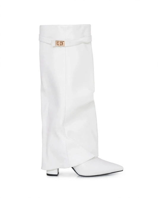 The White Vermoria Boots